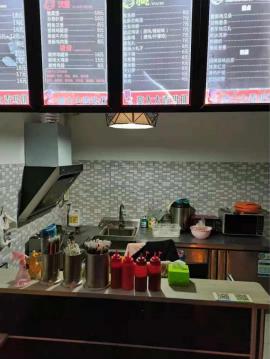 古田三路警官学校对面58平米品牌炸鸡店转...